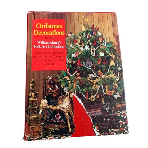 Christmas Decorations from 50 Williamsburg's Folk Art Pattern Collection Book - Picture 1 of 4